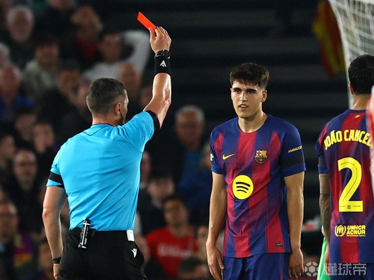 又交学费了，库巴西是首位20岁前在欧冠两次被罚下的球员
