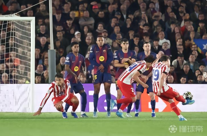 结束25场不胜，马竞时隔20年再度在诺坎普击败巴萨