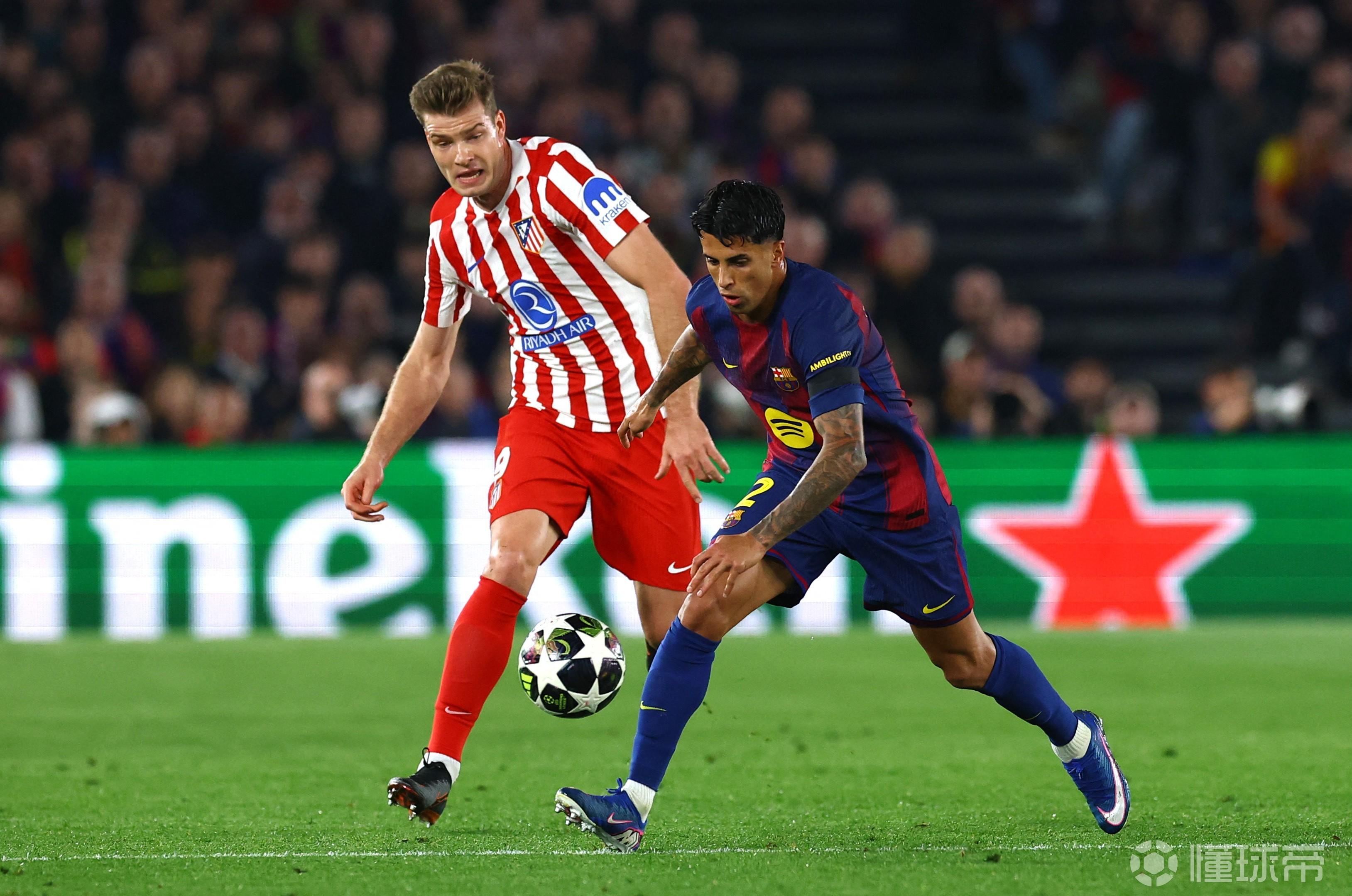 世体：巴萨曾5次在次回合追回2球及以上，逆转马竞并非不可能