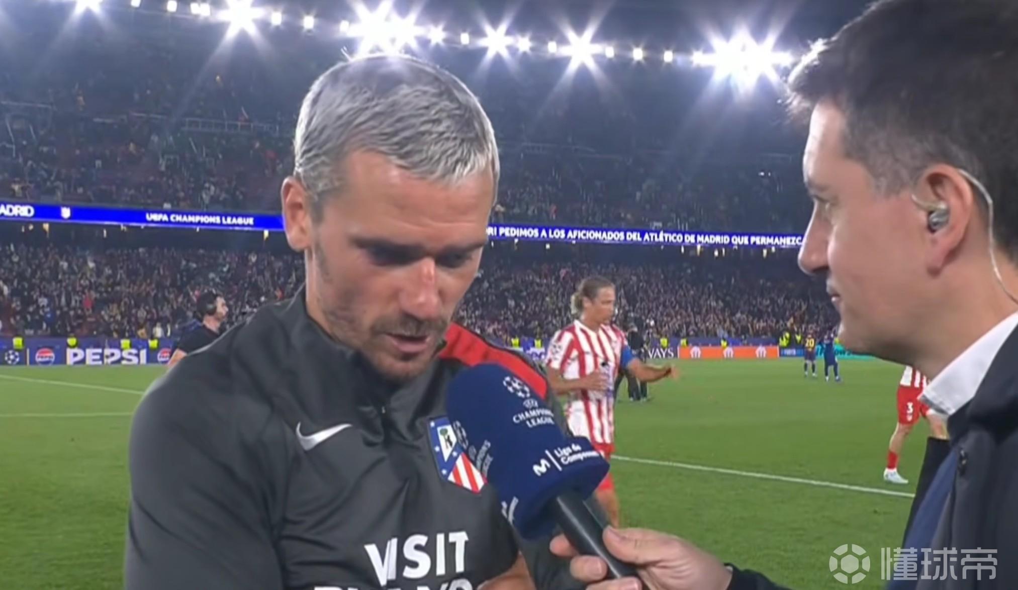 格列兹曼：我认为我们在有球状态下并没有发挥出最佳水平