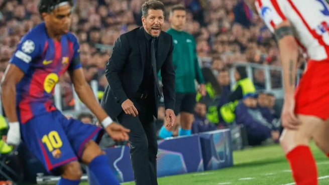 西蒙尼15年破咒诺坎普！马竞2-0占得先机