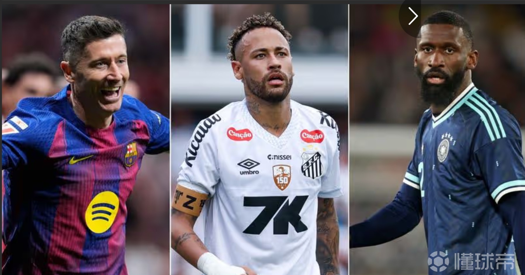 曼晚盘点曼联今夏可以关注的10名自由球员：莱万、吕迪格在列