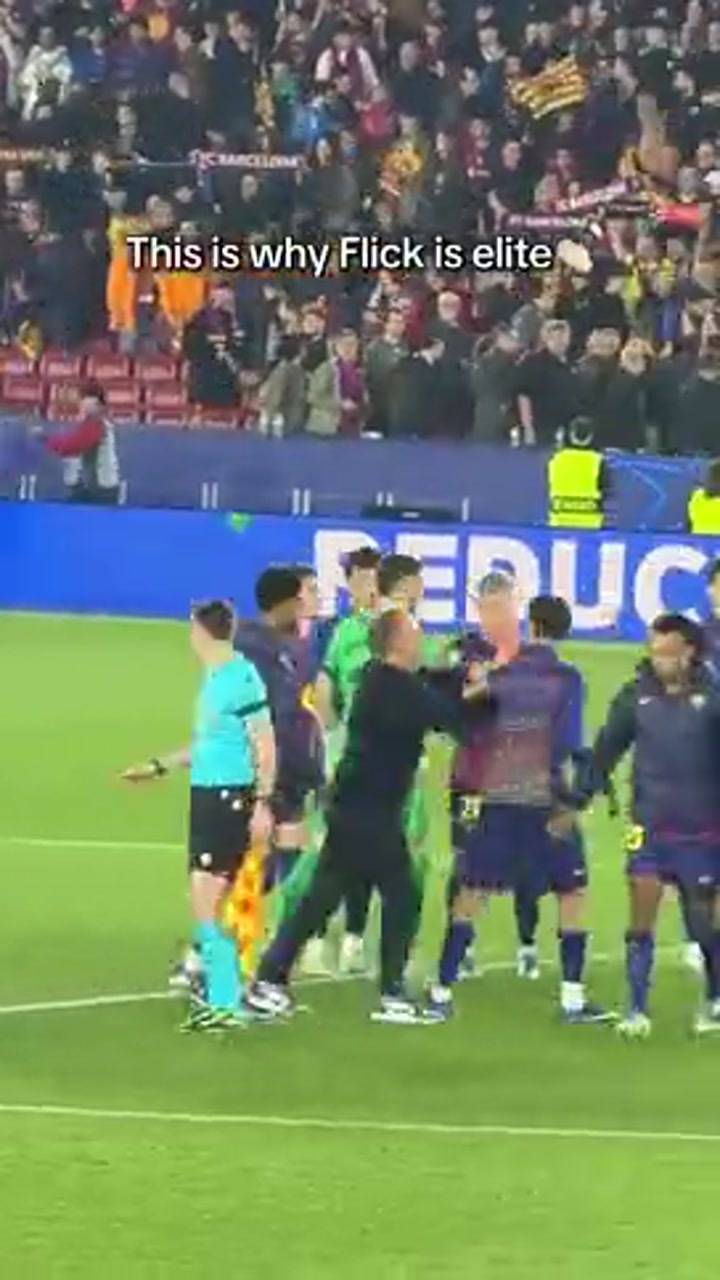 似曾相识？坎塞洛赛后找裁判理论被弗里克怒斥推开