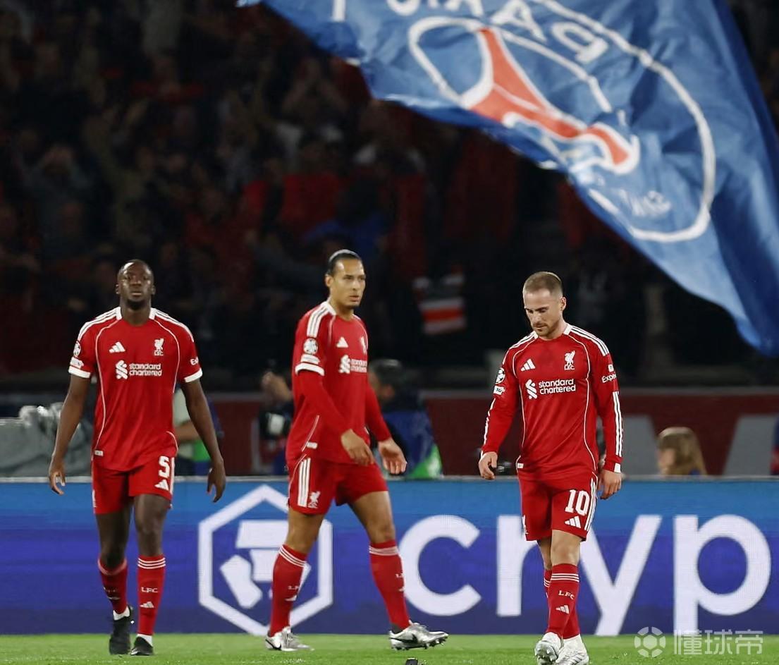 卫报：巴黎的从容反衬出利物浦退步严重，次回合是尊严之战