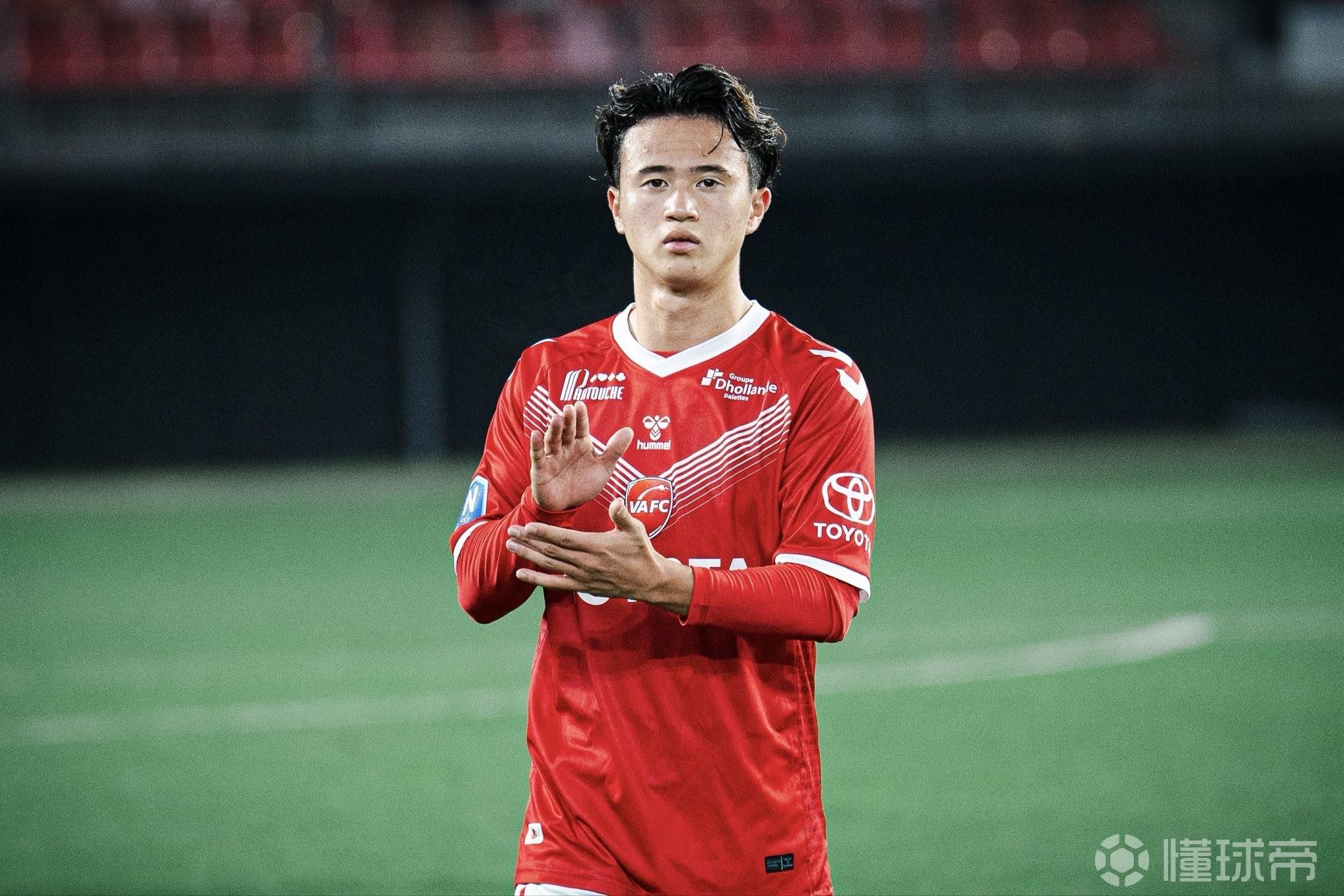 瓦朗谢讷官方：日本U19国脚高冈伶飒因伤结束租借，返回圣徒