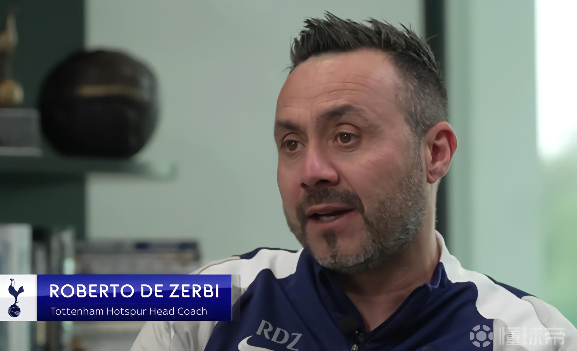 德泽尔比：现在重要的是让球员们找回自信，展现出自身实力