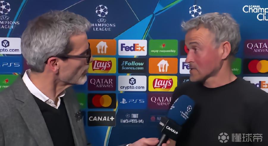 恩里克：我们踢得非常出色，本应打进更多进球，我觉得很可惜