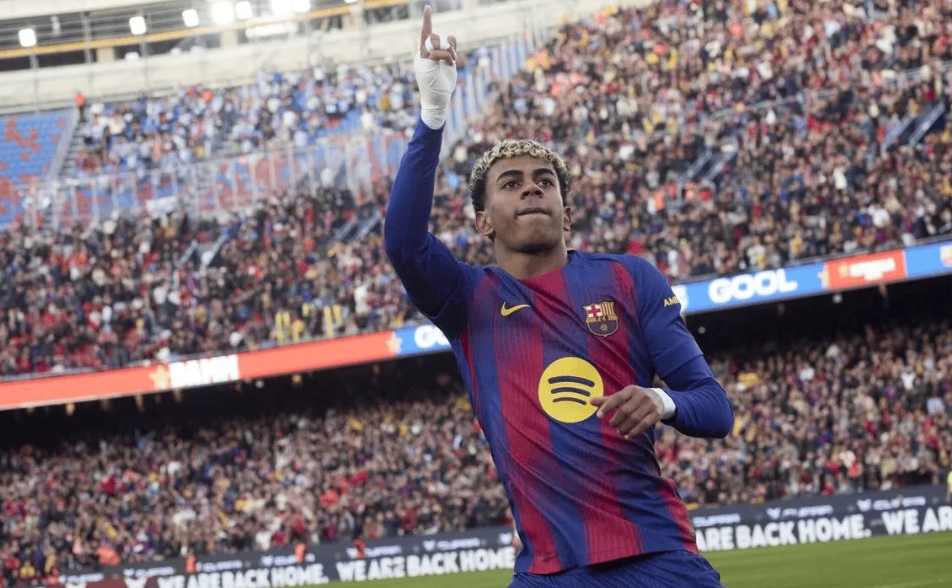 每体：亚马尔出现轻微肌肉不适 加泰德比或轮休以备战马竞