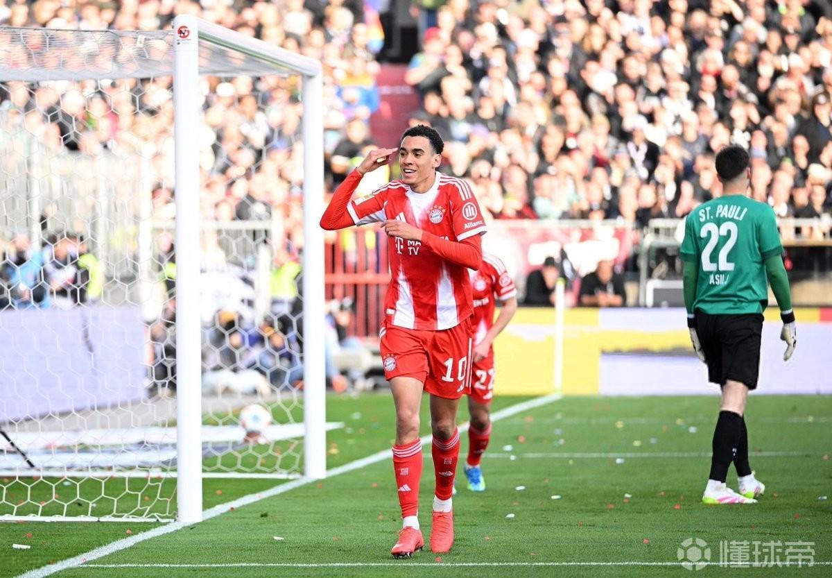 渐入佳境，自2024年12月以来穆西亚拉首次单场贡献传射