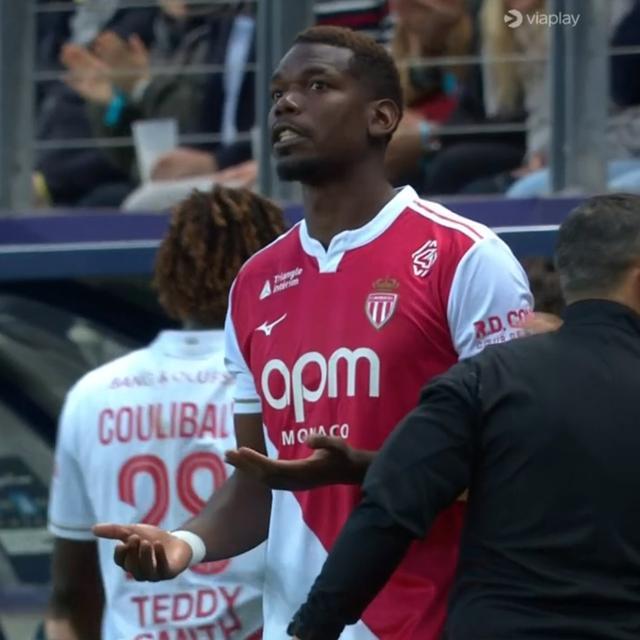 摩纳哥惨败！博格巴伤停4个月终复出，登场20分钟表态长留球队