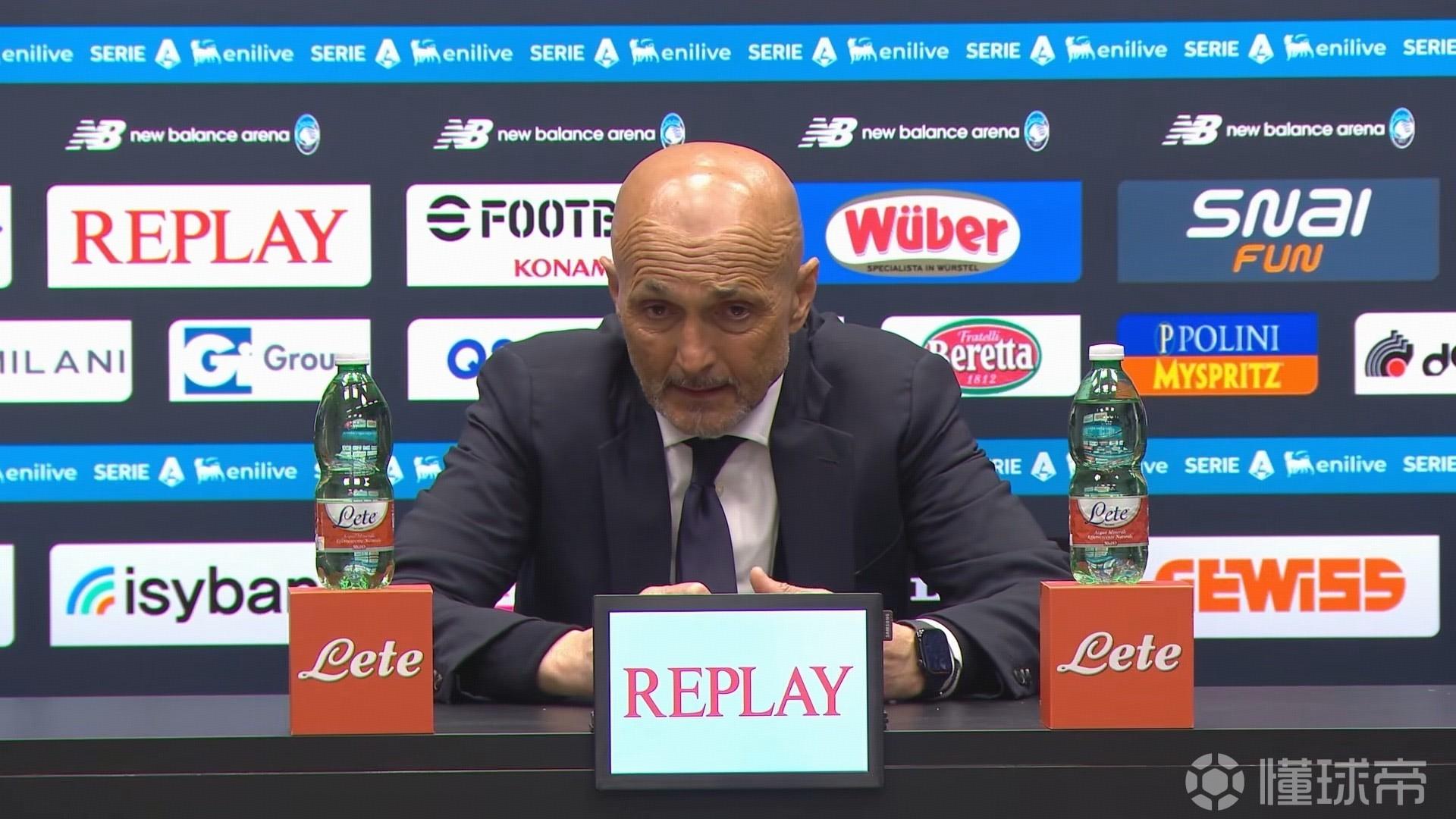 斯帕莱蒂：下半场更像个团队了，要踢得比前30分钟差其实挺难