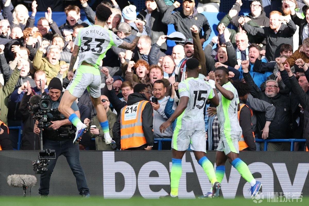 自2月以来奥赖利已打入6球，与哈兰德并列同期队内最多