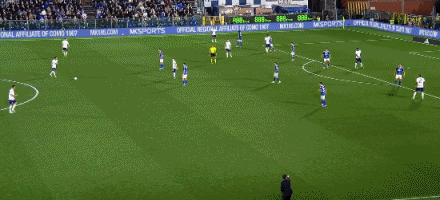 第72分钟，梅开二度！邓弗里斯抢点破门，科莫2-4国米