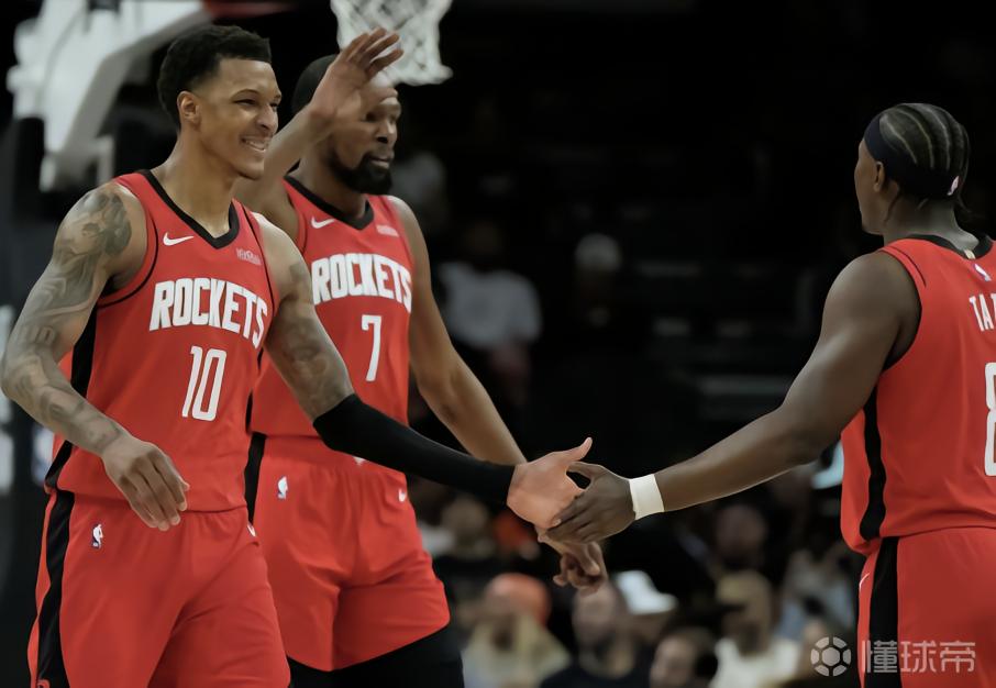 火箭队常规赛数据：52胜30负西部第五，场均47.9篮板联盟第一