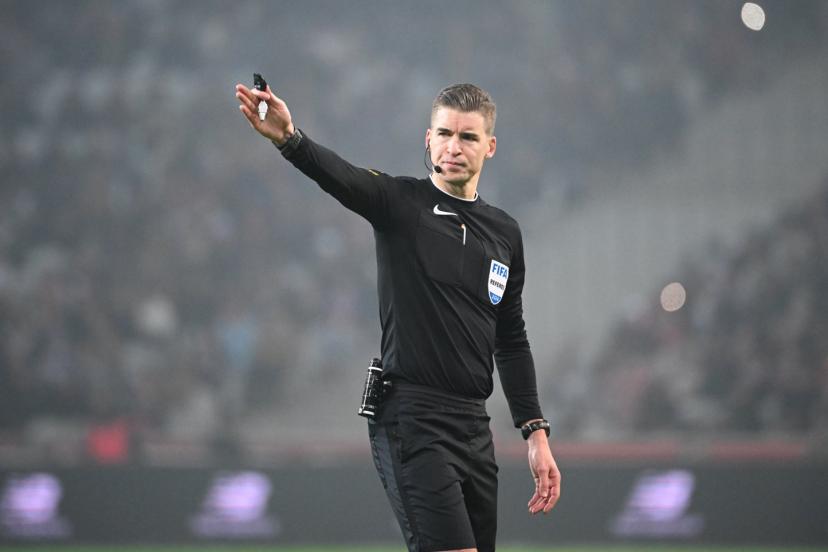 官方：勒泰西耶将执法欧冠1/4决赛次回合阿森纳vs葡体