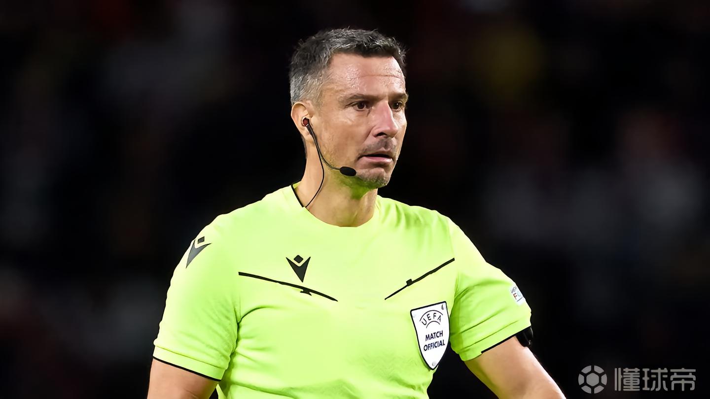 温契奇将第5次执法皇马比赛，过往四次执法皇马3胜1负