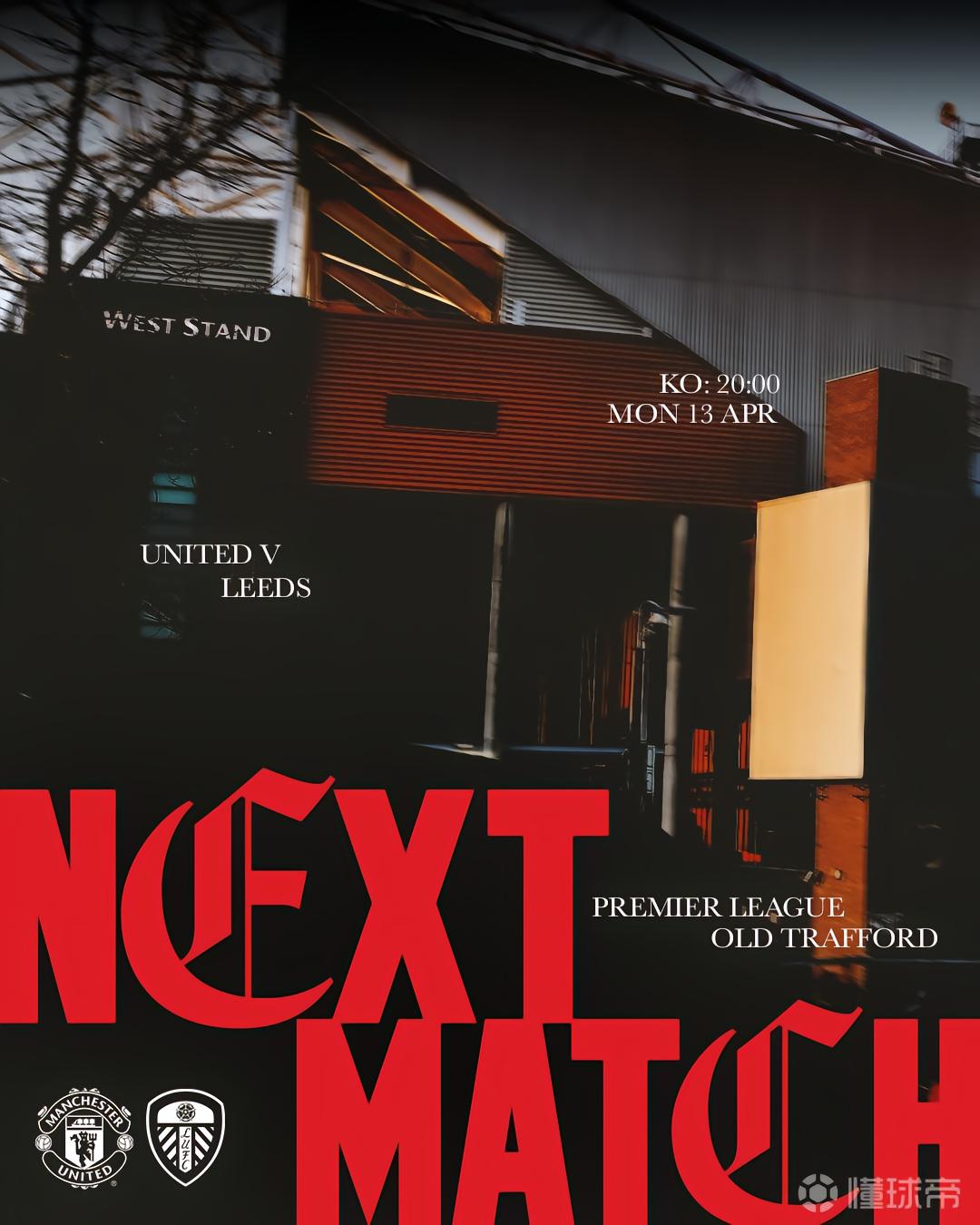 曼联官方预热本轮英超，他们上一场比赛还是在24天以前