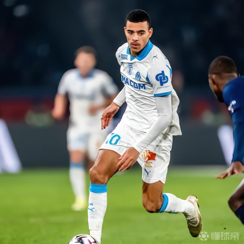 高效，格林伍德是马赛本世纪首位前两季法甲均造20+球球员