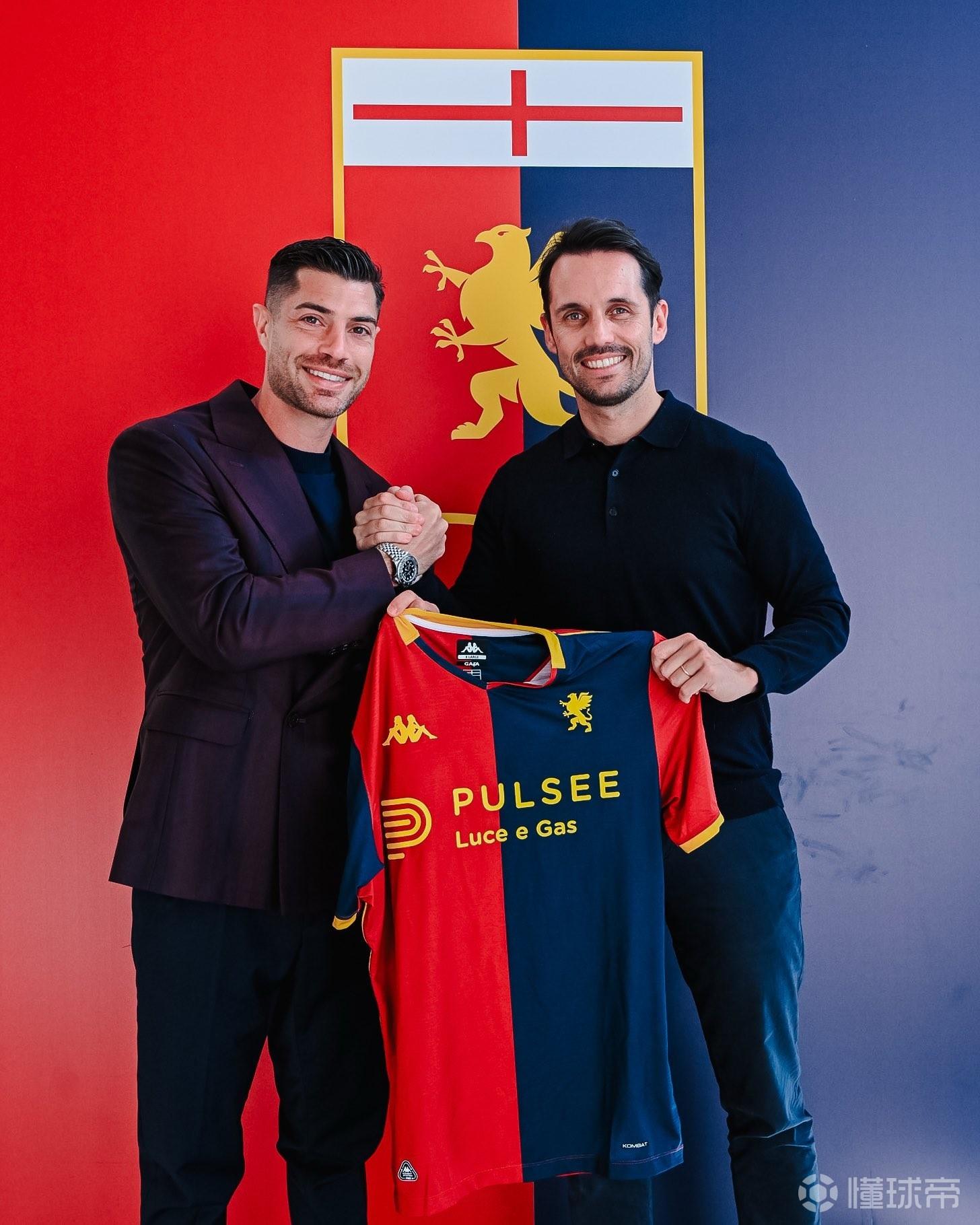 官方：热那亚与队内右后卫萨贝利续约到2028年