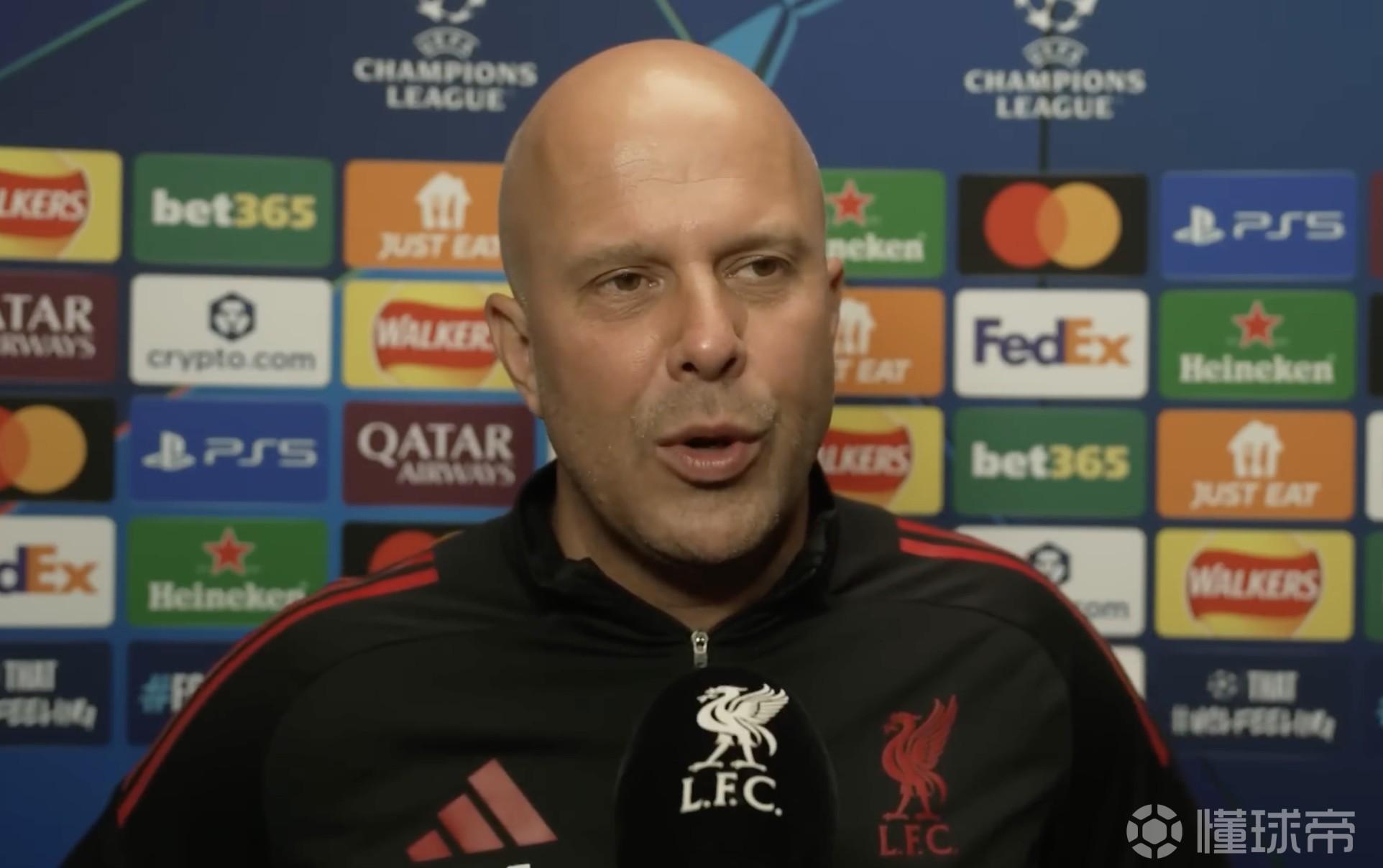 斯洛特：对巴黎我们要更多控球，我永远不会摆低位防守