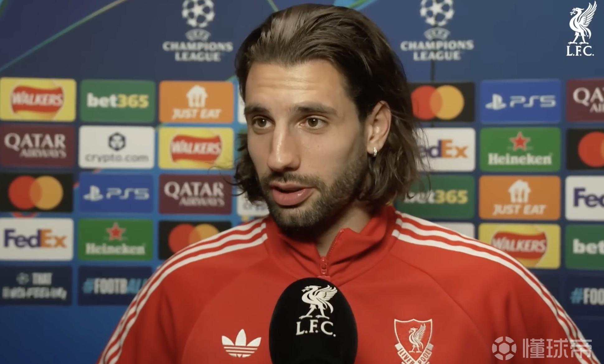 索博：我认为没有人会觉得欧冠已结束了；我们要确保不先丢球