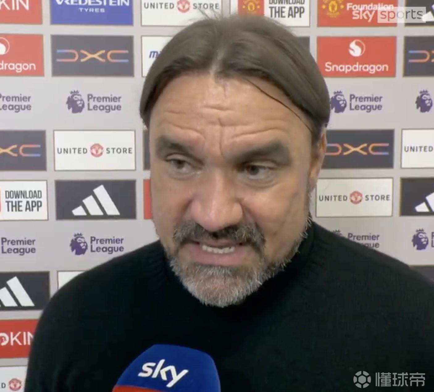 法尔克：我们上半场本该领先不止2-0；我宁愿没有出现红牌