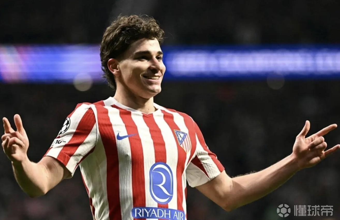 阿尔瓦雷斯39场欧冠进24球，仅5人曾在前40场突破25球