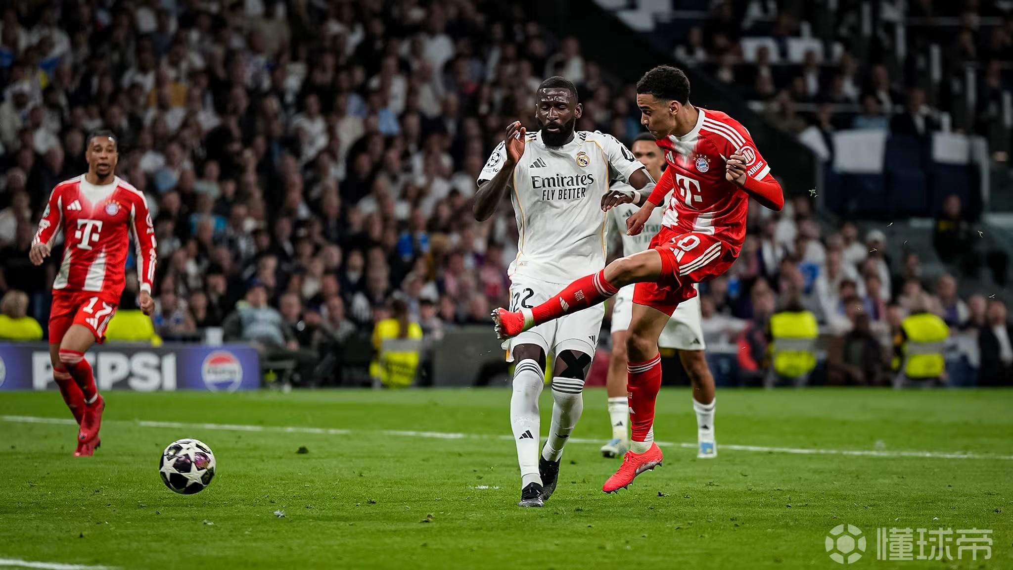 如果出战皇马，穆西亚拉将打破德国球员欧冠50场最年轻纪录