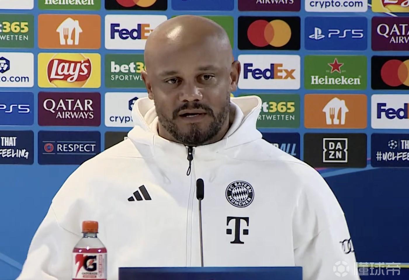 孔帕尼：小鹿没完全恢复也能为球队做贡献；三黄停赛规则太严