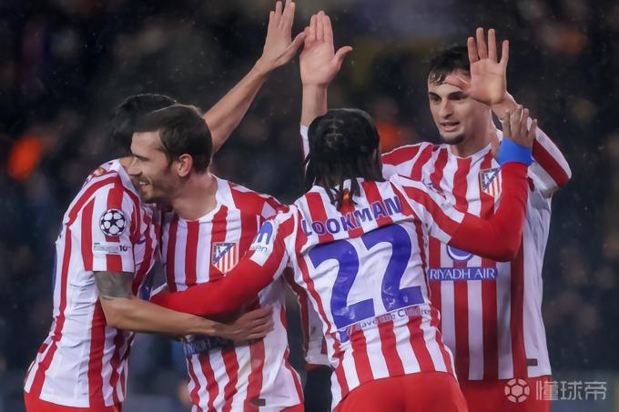 欧冠3次淘汰巴萨，马竞和巴黎并列为淘汰巴萨次数最多的对手