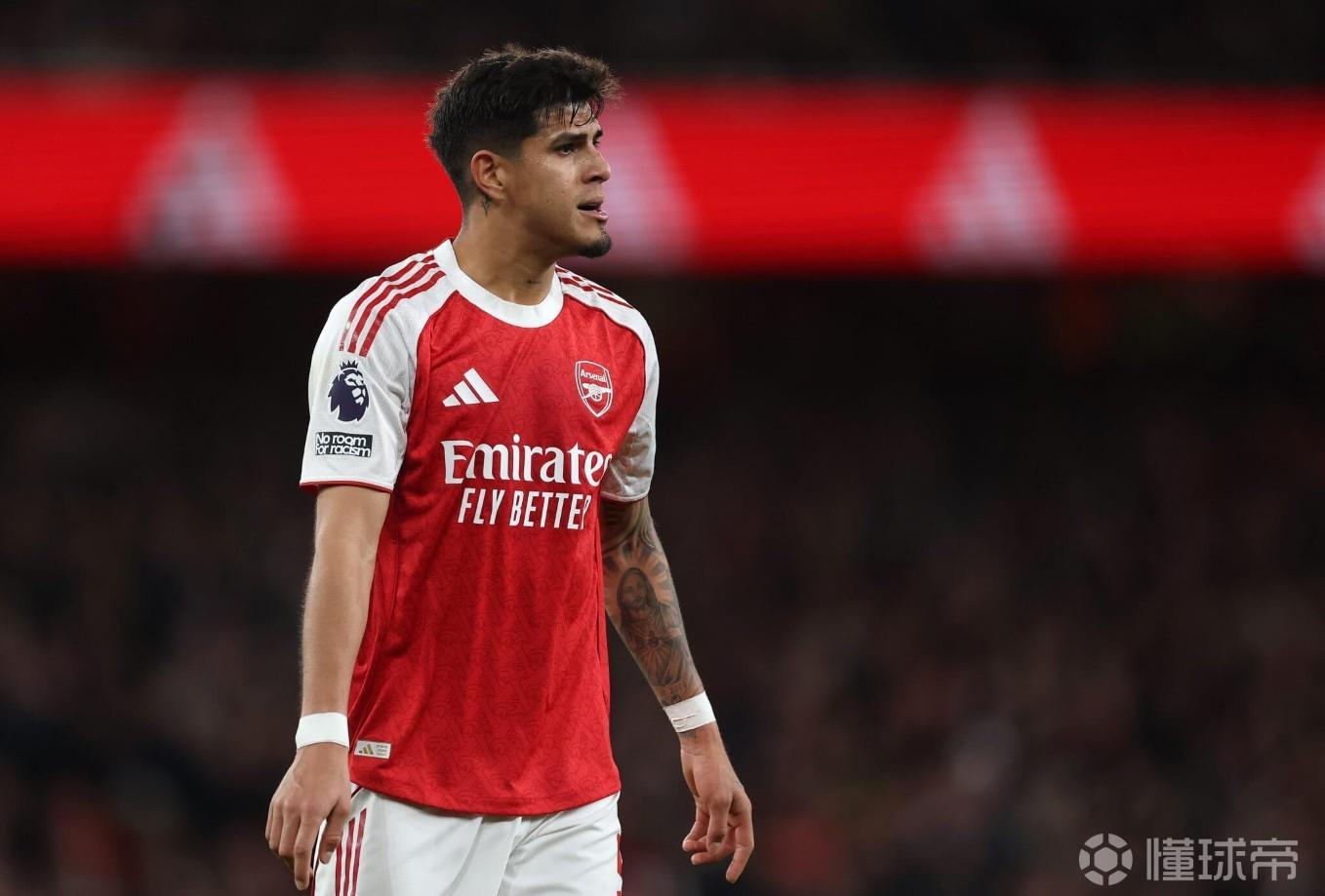 晚旗报：因卡皮耶预计能首发出战葡体，厄德高、萨卡仍存疑