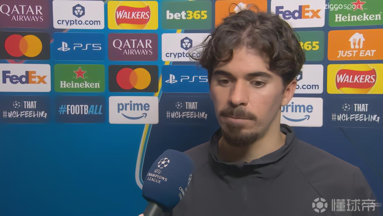 维蒂尼亚：连续3年进欧冠四强不容易，我为这支球队感到骄傲