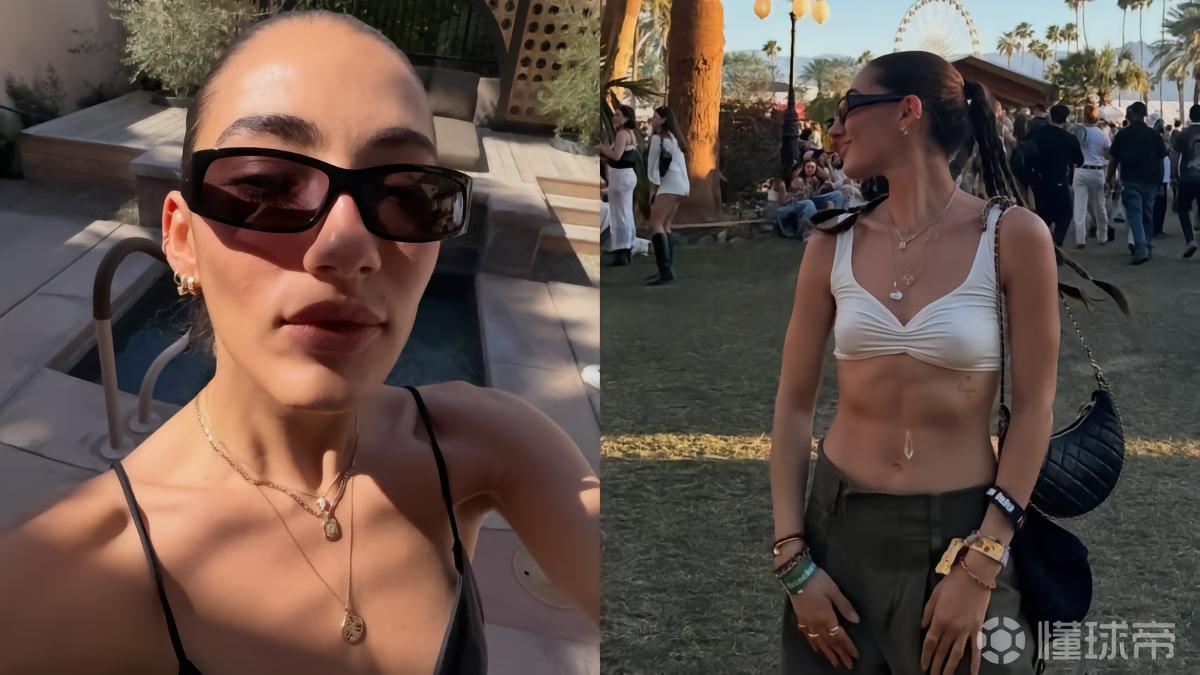 穆里尼奥女儿现身科切拉音乐节，亮眼腹肌吸引粉丝关注