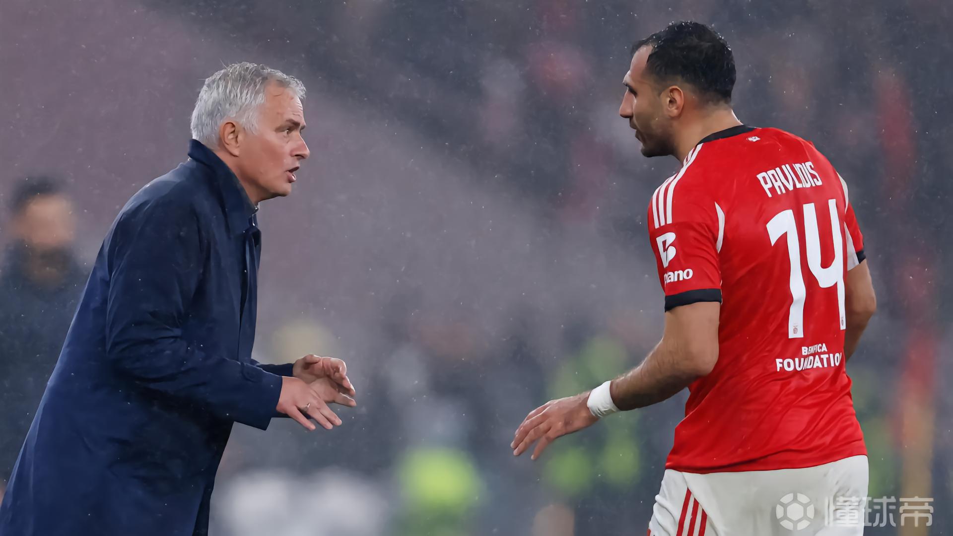 帕夫利季斯：穆帅永远对足球充满激情，他仍是“特别的一个”