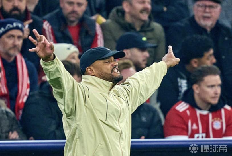 在场边抗议吃黄，孔帕尼因累计黄牌将在欧冠半决赛首回合停赛