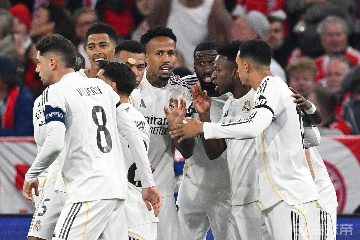 皇马连续两个赛季无缘欧冠半决赛，与此前14个赛季持平