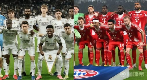 皇马和拜仁在欧冠共交手30次，双方同为13胜4平13负