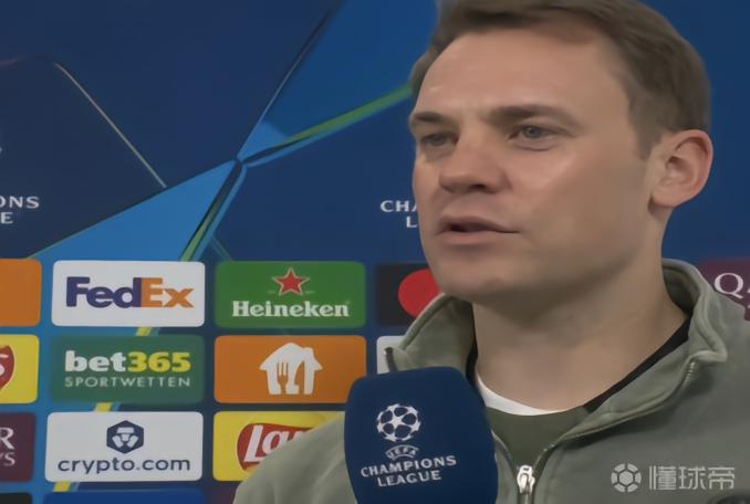 诺伊尔谈失误：我当时其实想把球传给斯塔尼希奇，但没有踢好