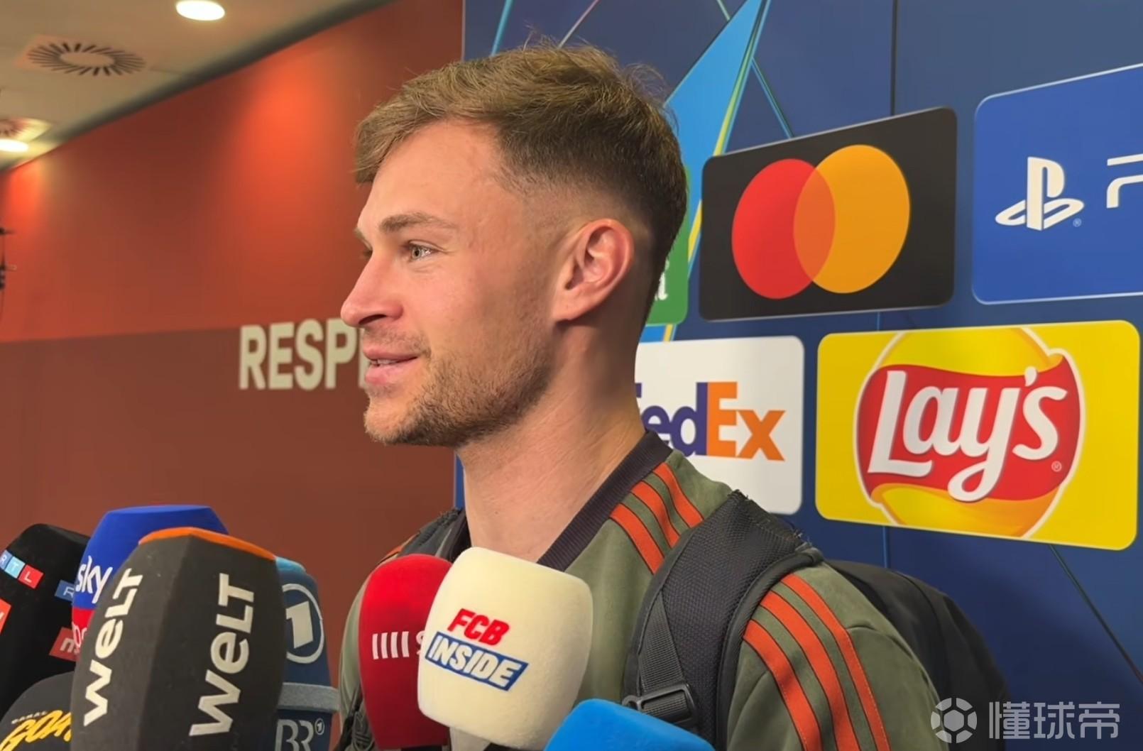 基米希：这并不是我们发挥最好的一场比赛，仍有要改进的地方