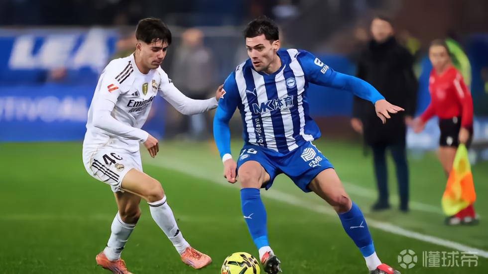 跟队：米兰关注皇马小将巴尔德佩尼亚斯，球探已展开考察工作