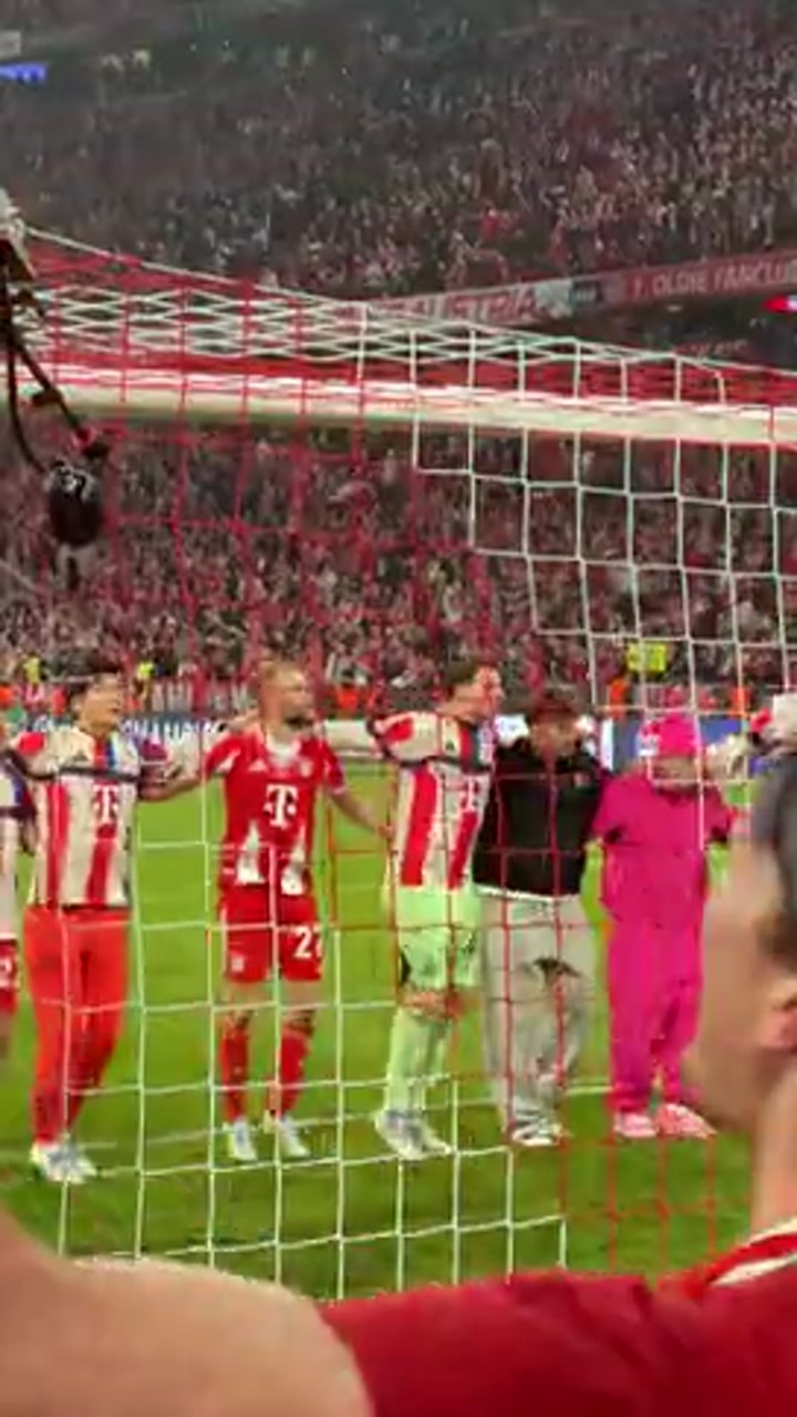 逆转淘汰皇马！沉浸式体验拜仁庆祝