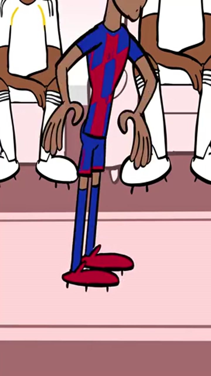 BR动画短片调侃西甲双雄：巴萨皇马只能在家看欧冠了