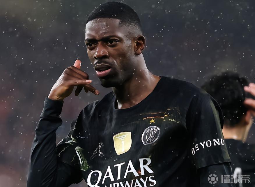 7球5助攻，登贝莱近14场欧冠淘汰赛直接参与12球