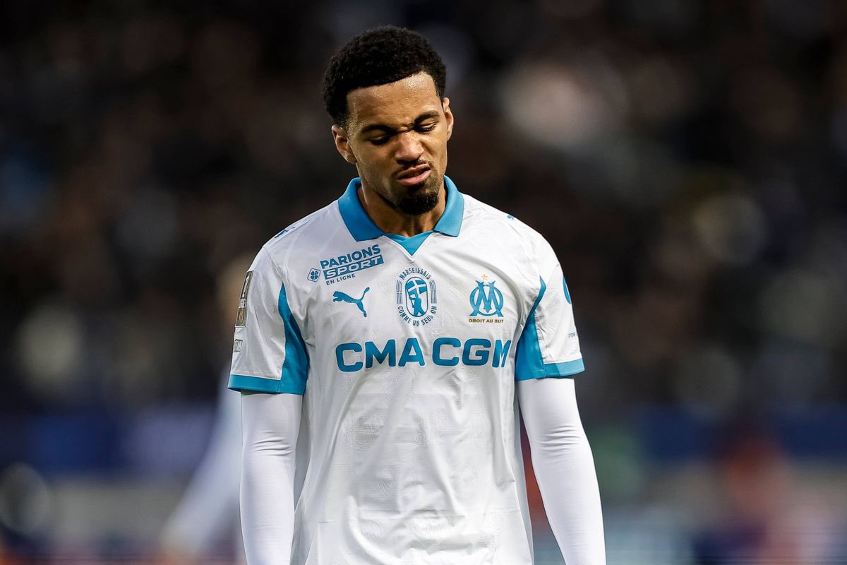 队报评价恩瓦内里：他在马赛略漫不经心，有闪光但难以融入