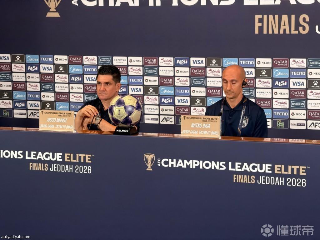 柔佛主帅：吉达国民可能是亚冠最强，但我们已把他们“研究透”