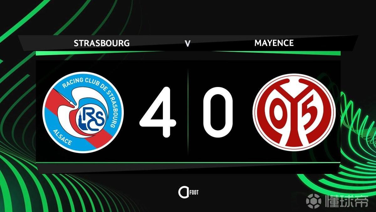 近14年来，白堡是首支欧战淘汰赛4球击败德甲俱乐部的法国球队