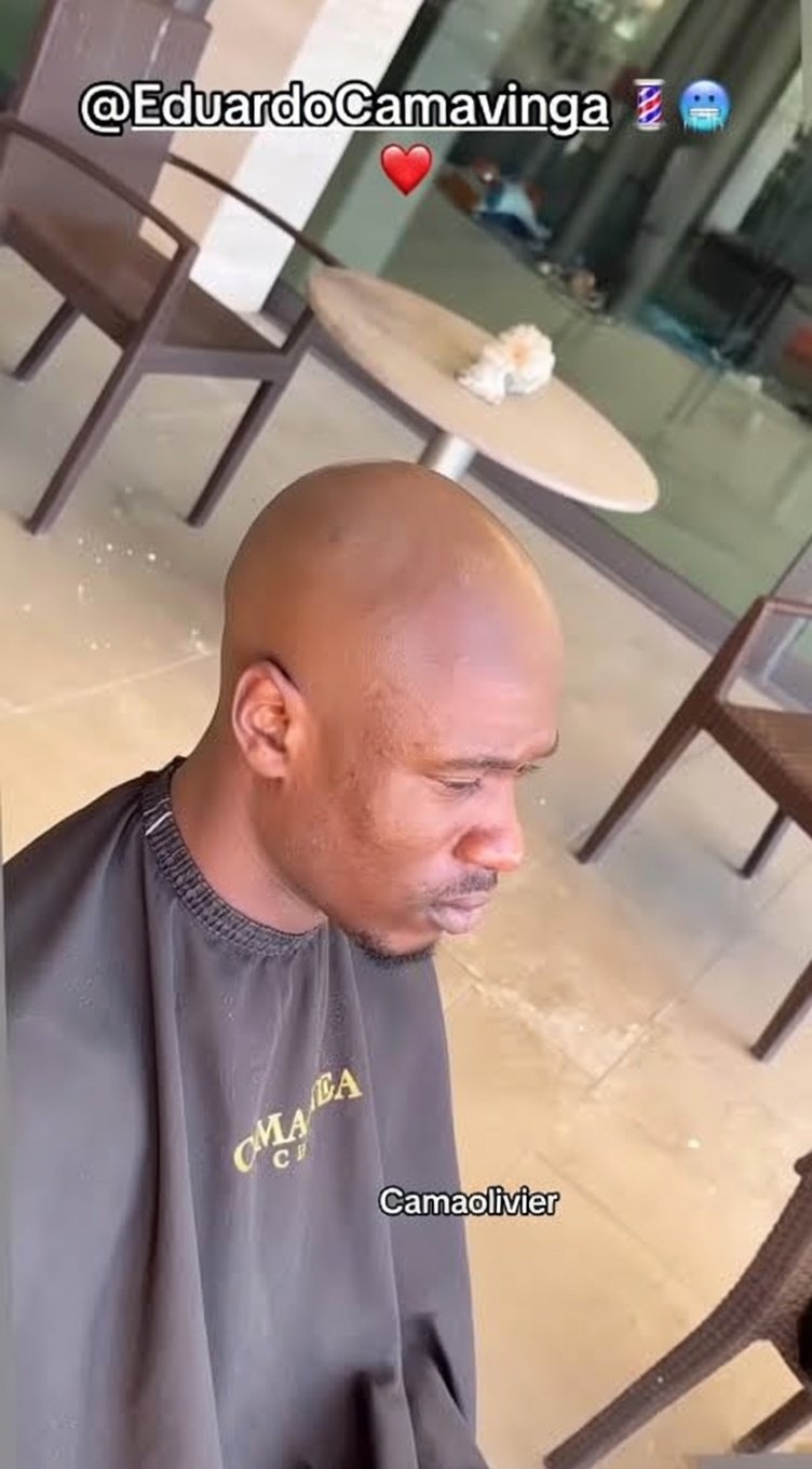 削发明志，皇马出局后卡马文加剃了个光头