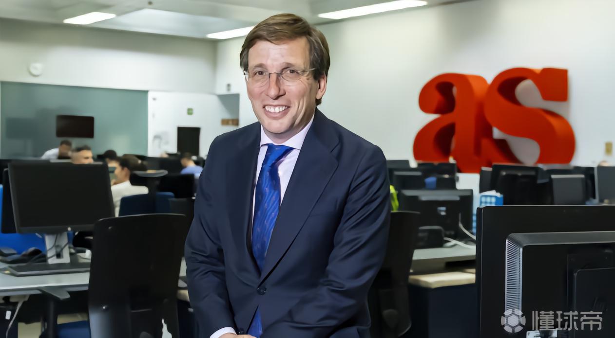 马德里市长：我是马竞球迷，希望小蜘蛛成为俱乐部的旗帜人物