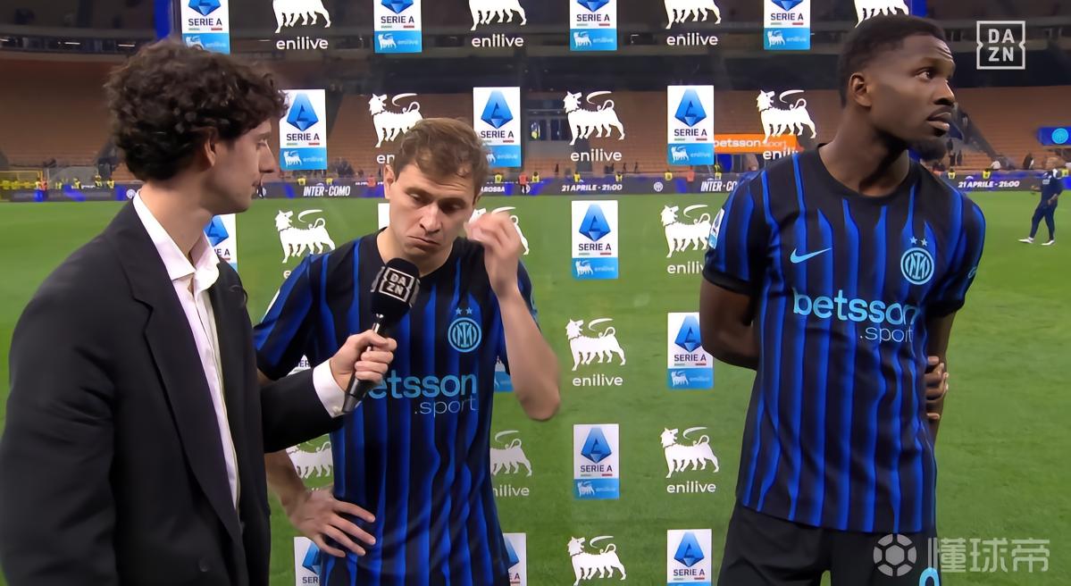 巴雷拉：我想把进球献给加图索，他是我遇到的最友善的人之一