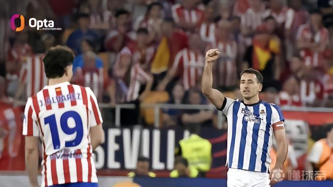 点射建功，奥亚萨瓦尔成皇家社会首位两场国王杯决赛均进球者